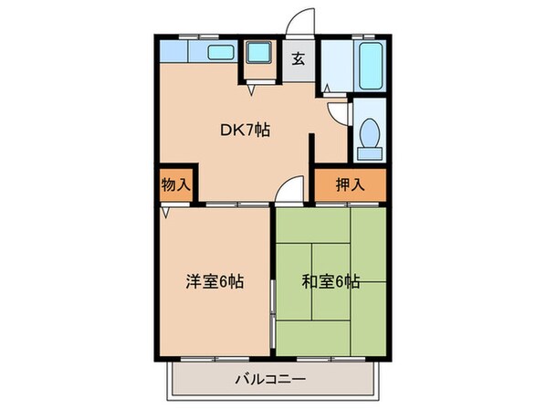 神池ソレイユの物件間取画像